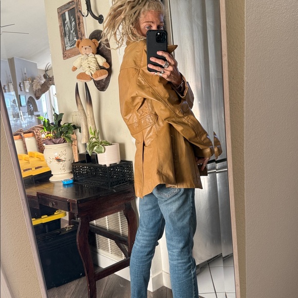 PIONEER Camel Leather western Jacket - Picture 3 of 16